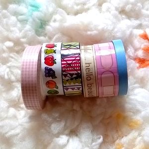 Washi tape bundle 6pcs